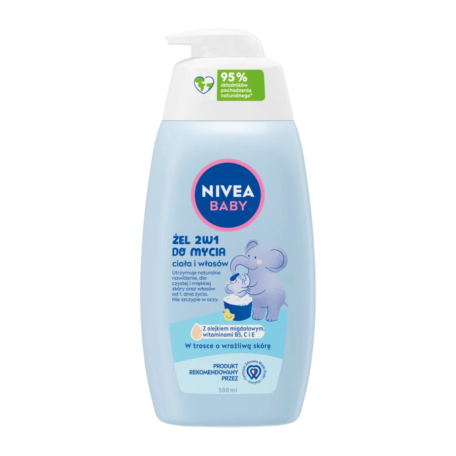 Nivea Baby, гель для миття тіла та волосся 2в1, з 1-го дня, 500 мл.: ціни та характеристики