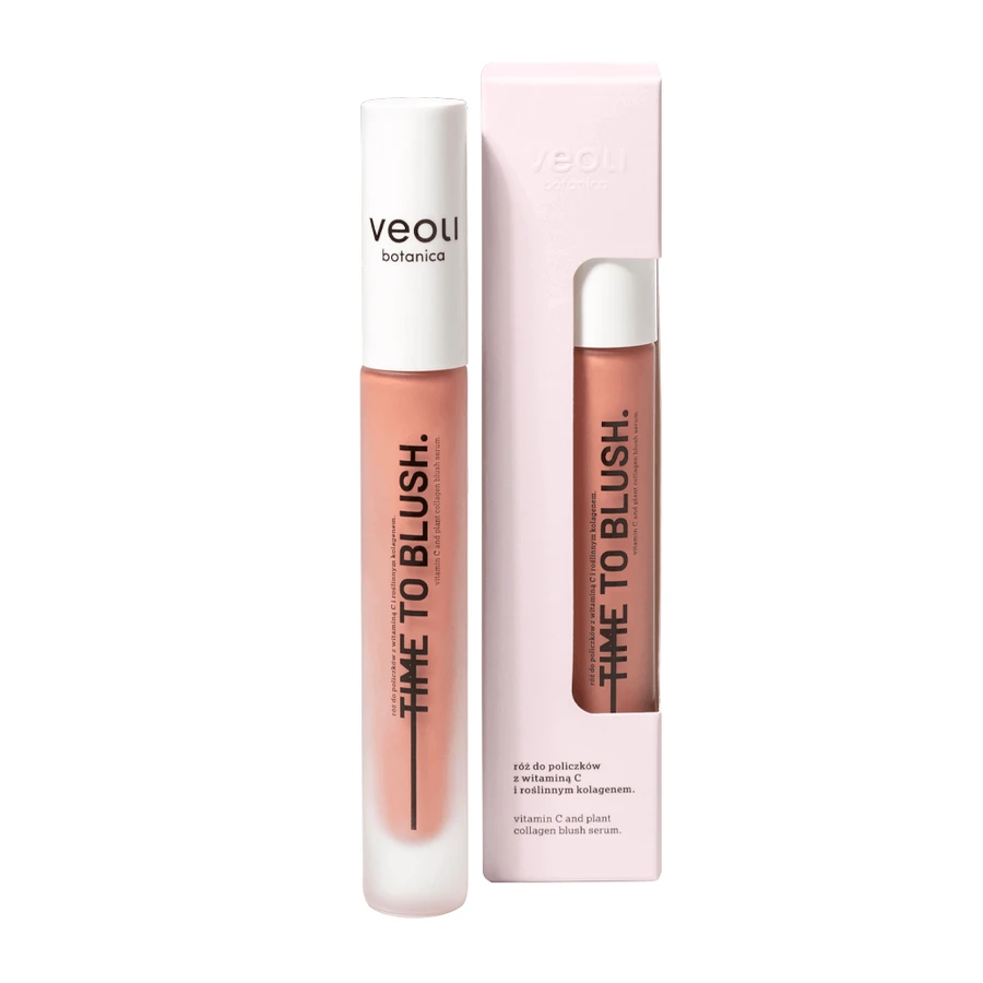 Veoli Botanica Time To Blush, кремові рум'яна з вітаміном С і рулонним колагеном, 10 мл: ціни та характеристики
