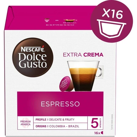 Nescafé Капсулы Dolce Gusto Espresso 16 капсул 1 x 16 шт.: цены и характеристики