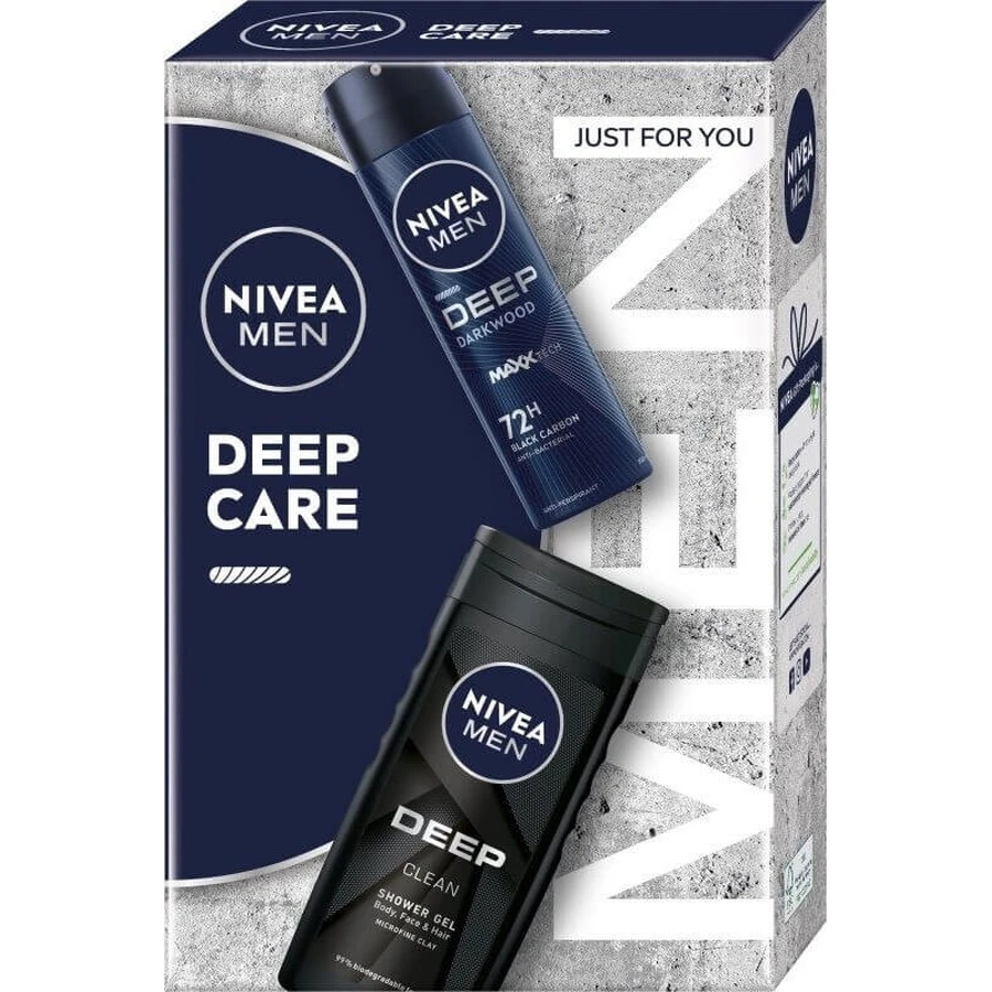 NIVEA MEN BOX DEO DEEP 1×1 шт, подарочная упаковка: цены и характеристики