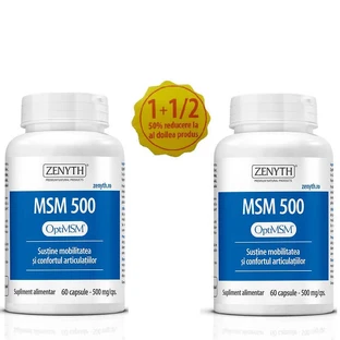 MSM 500, 60 капсул 60 капсул Скидка 50% на второй продукт, Zenyth