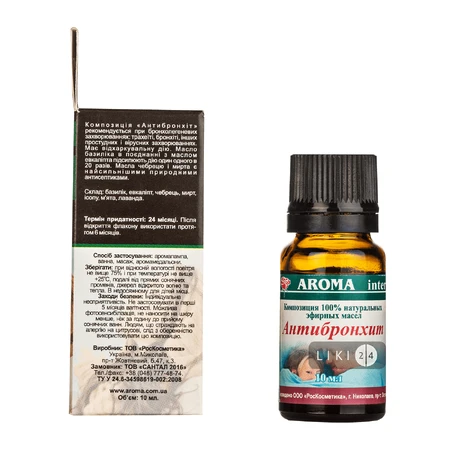 Аромокомпозиція Aroma Inter Антибронхіт 10 мл: ціни та характеристики
