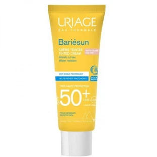 Крем відтінковий сонцезахисний SPF50+ Bariesun, 50 мл, світлий колір обличчя, Uriage