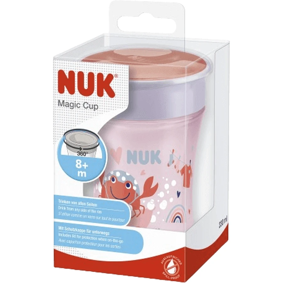 Nuk Magic Cup 360° с крышкой 230 мл: цены и характеристики