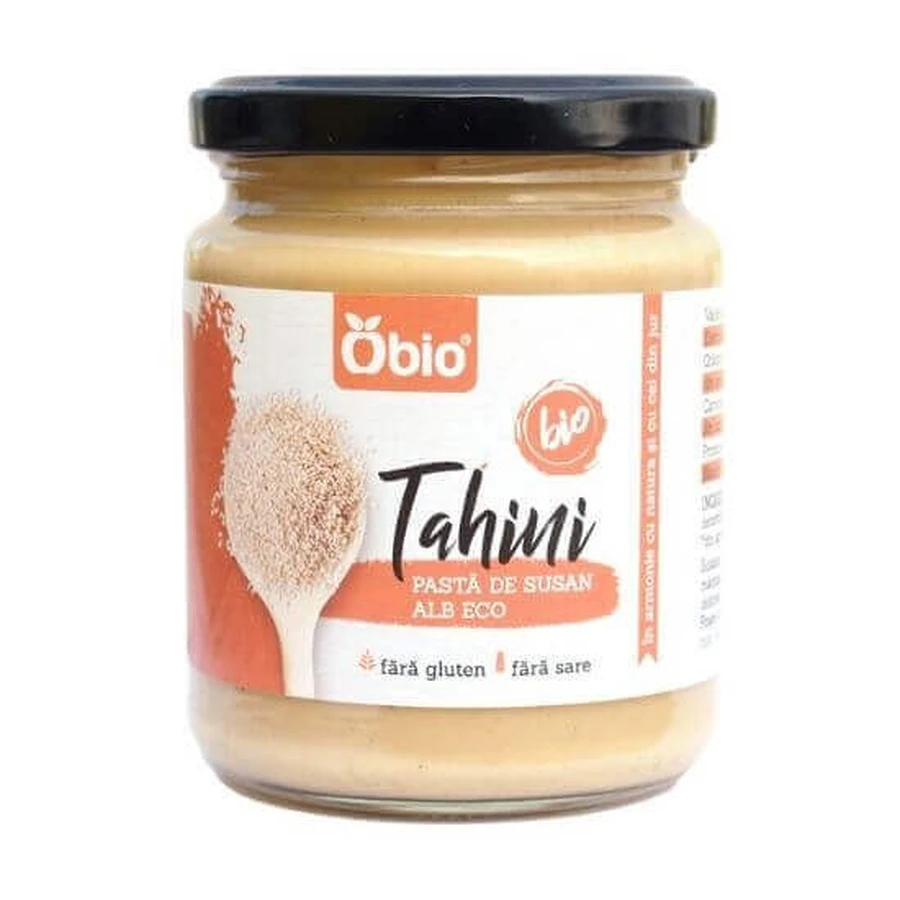 Тахини Белая кунжутная паста, 250 г, Obio: цены и характеристики
