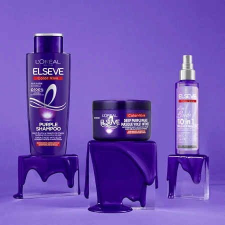 L'Oréal Paris Elseve Color Vive фіолетова маска 250 мл: ціни та характеристики