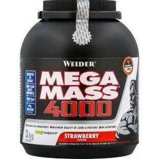 Гейнер Weider Gainer Giant Mega Mass 4000, - клубника 3000 г