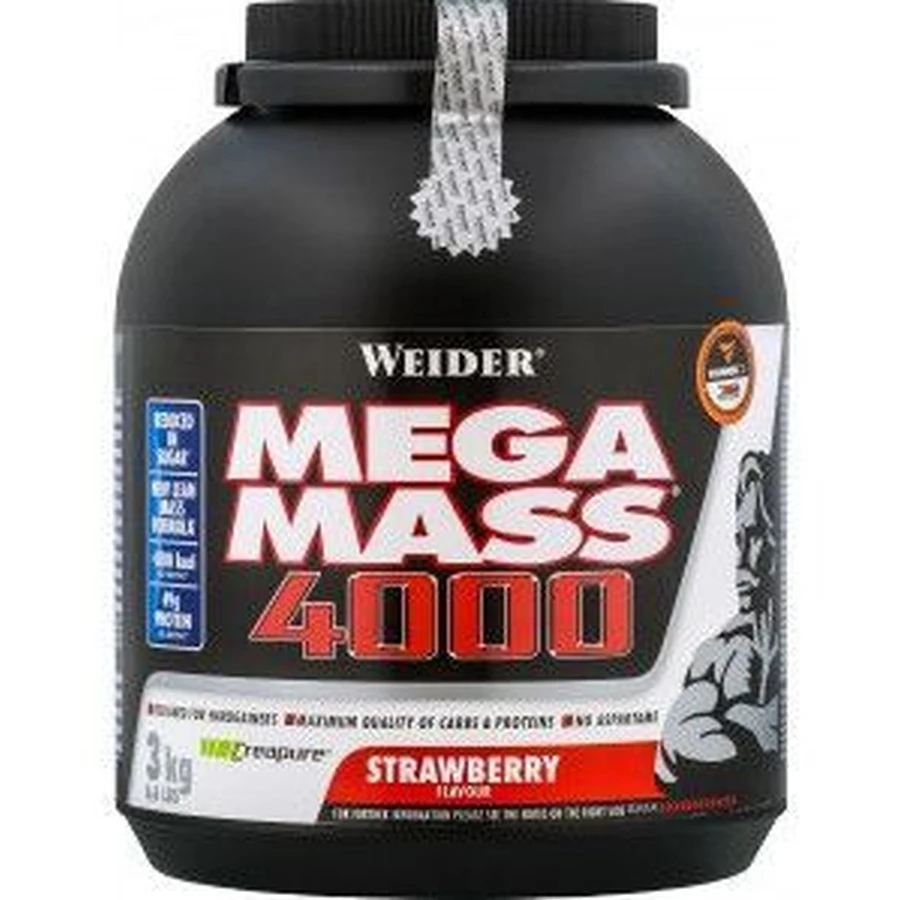 Гейнер Weider Gainer Giant Mega Mass 4000, - клубника 3000 г: цены и характеристики