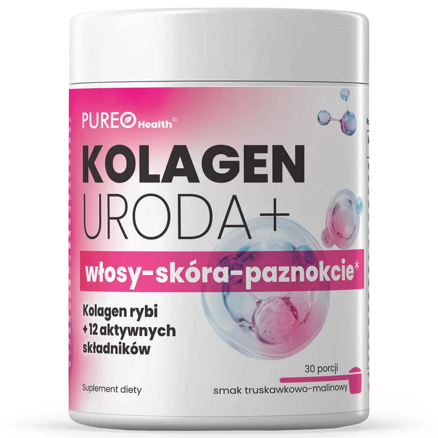 Pureo Health Collagen Beauty+, со вкусом клубники и малины 129 г: цены и характеристики