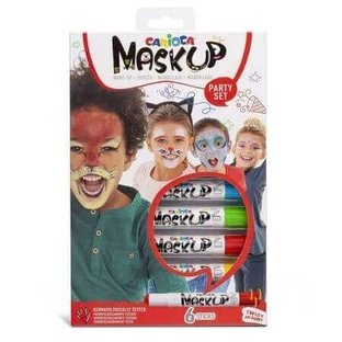Набір з 6 кольорів шкіри Party, Maskup, Carioca