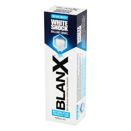 BlanX White Shock, відбілююча зубна паста, активована вітром, 75 мл: ціни та характеристики