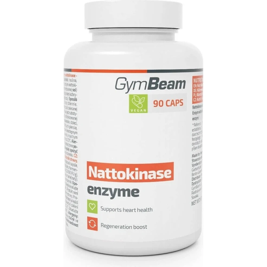 Gymbeam наттокиназа фермент 90cps 1×90 капсул: цены и характеристики