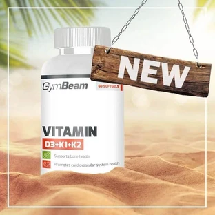 Gymbeam витамин d3+k1+k2 без вкуса 60cps 1×60 капсул без вкуса