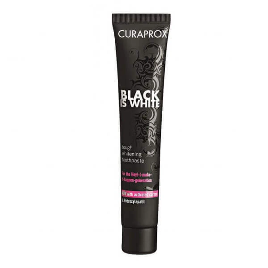Зубная паста Curaprox Black is White 90 мл: цены и характеристики