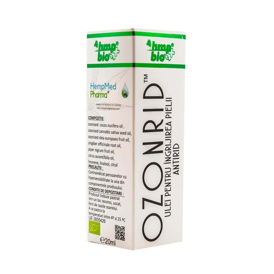 Олія проти зморшок Ozonorid, 20 мл, HempMed Pharma: ціни та характеристики