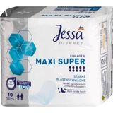 Jessa Впитывающие прокладки при недержании maxi super, 10 шт.