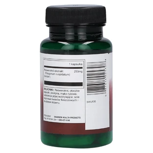 Swanson Resveratrol, ресвератрол 250 мг, 30 капсул