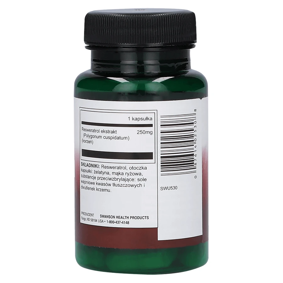 Swanson Resveratrol, ресвератрол 250 мг, 30 капсул: цены и характеристики