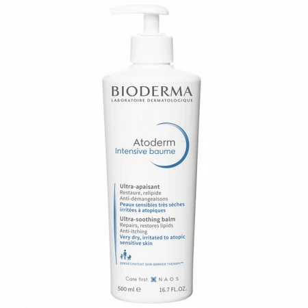 Bioderma Atoderm Інтенсивний реструктуруючий та заспокійливий бальзам для атопічної шкіри, 500 мл: ціни та характеристики