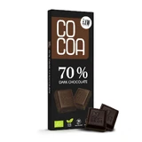 Органический сыроедческий веганский шоколад, 70% какао, 40 г, какао