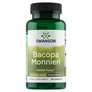 Swanson Bacopa Monnier BaCognize Extract, Bacopa Monnier 250 мг, 90 капсул