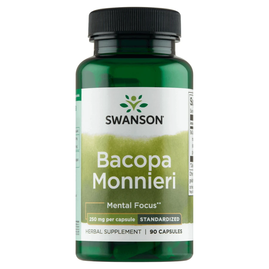 Swanson Bacopa Monnier BaCognize Extract, Bacopa Monnier 250 мг, 90 капсул: ціни та характеристики