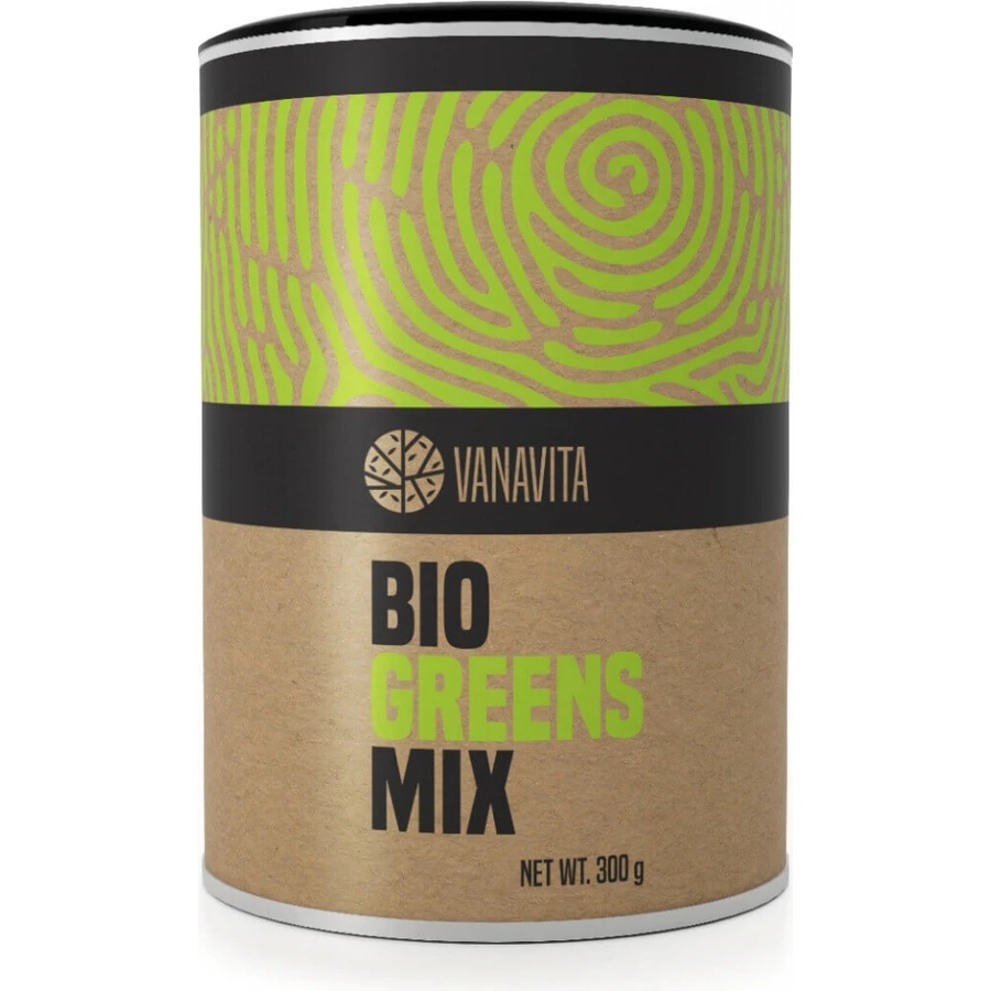 GYMBEAM VANAVITA BIO GREENS MIX 1×300г, зелена суміш суперпродуктів: ціни та характеристики