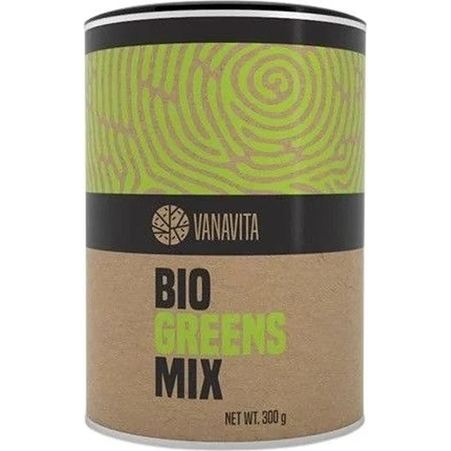 GYMBEAM VANAVITA BIO GREENS MIX 1×300г, зелена суміш суперпродуктів: ціни та характеристики