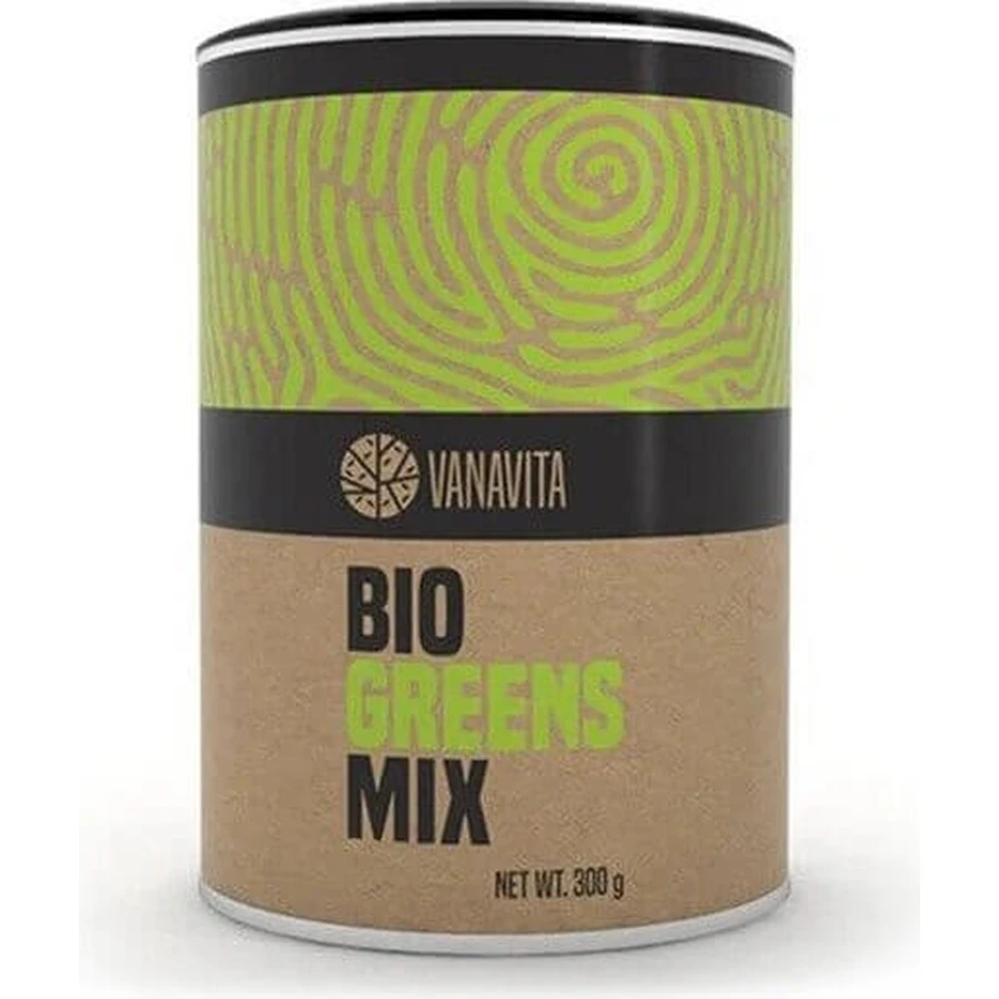 GYMBEAM VANAVITA BIO GREENS MIX 1×300г, зелена суміш суперпродуктів: ціни та характеристики
