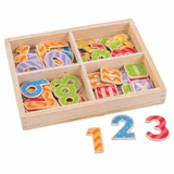Магнитный набор цифр, 3 года+, Bigjigs