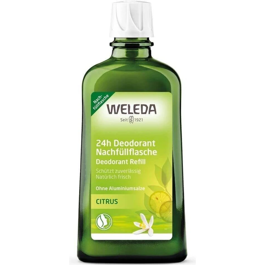 WELEDA Цитрусовий дезодорант 1×200 мл, дезодорант, флакон, без розпилювача: ціни та характеристики