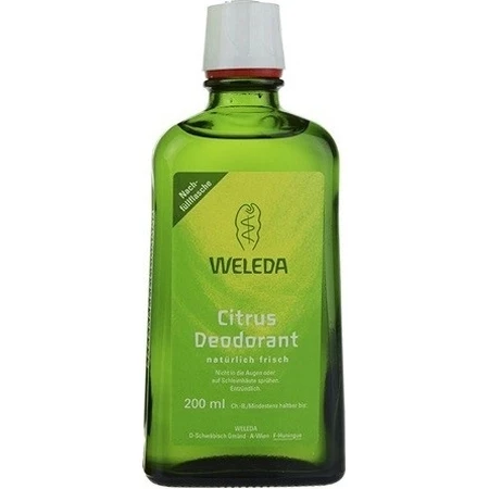 WELEDA Цитрусовий дезодорант 1×200 мл, дезодорант, флакон, без розпилювача: ціни та характеристики