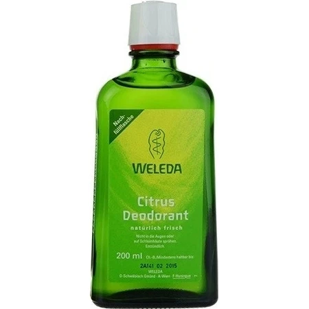 WELEDA Цитрусовий дезодорант 1×200 мл, дезодорант, флакон, без розпилювача: ціни та характеристики