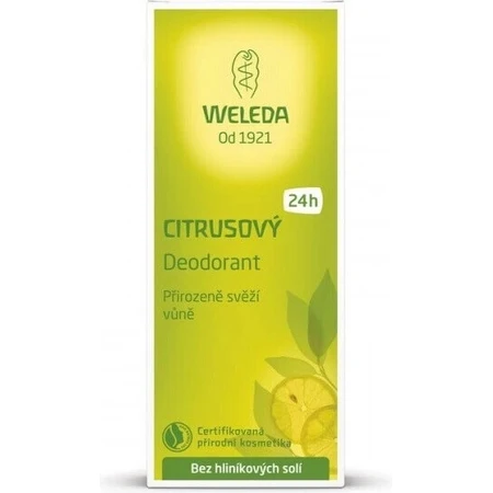 WELEDA Цитрусовий дезодорант 1×200 мл, дезодорант, флакон, без розпилювача: ціни та характеристики