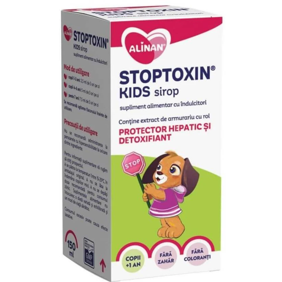 Сироп Стоптоксин Алинан Fiterman Pharma Stoptoxin Alinan для детей, 150 мл: цены и характеристики