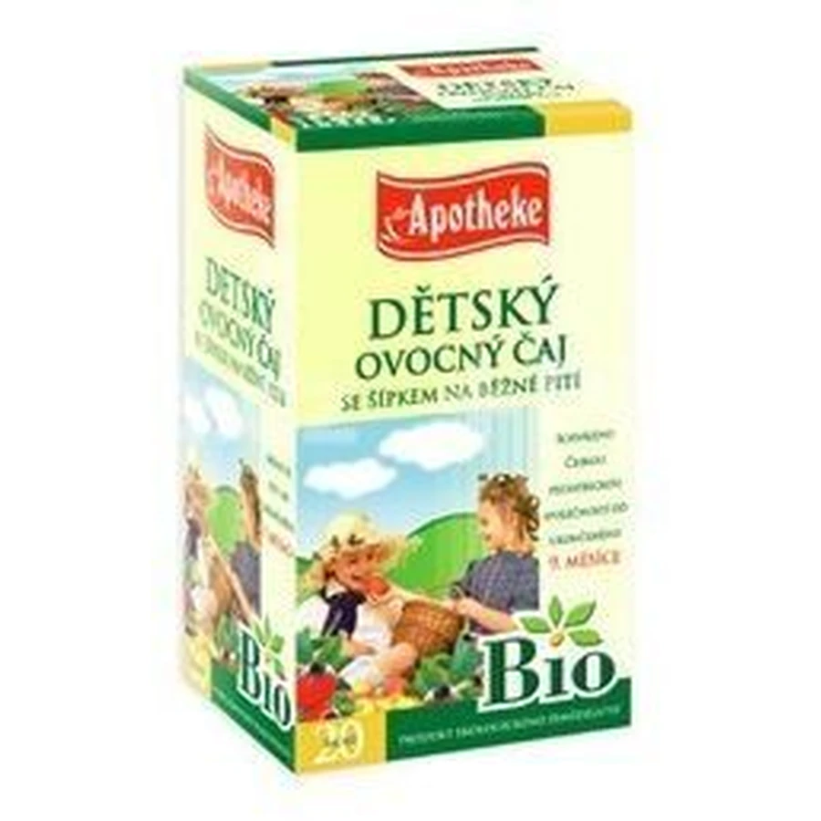 Apotheke Bio Selection детский фруктовый и мятный 20 x 2 г: цены и характеристики