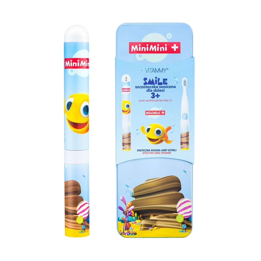 Vitammy Smile, звукова зубна щітка для дітей, MiniMini+ Fish, від 3 років, 1 шт.: ціни та характеристики