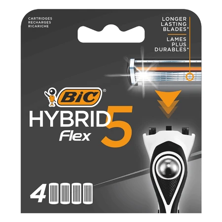 BIC Flex 5 Hybrid, сменные картриджи, 4 штуки: цены и характеристики