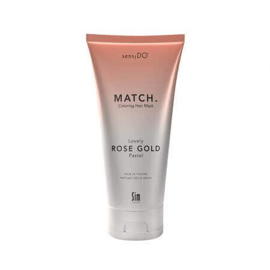 Фарбувальна маска для волосся Lovely Rose Gold Pastel Lovely Rose Gold Pastel, 200 мл, Sensido Match: ціни та характеристики
