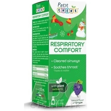 Petit Respiratory comfort сироп дитячий 125 мл 1×125 мл, сироп для підтримки дихання та заспокоєння горла: ціни та характеристики
