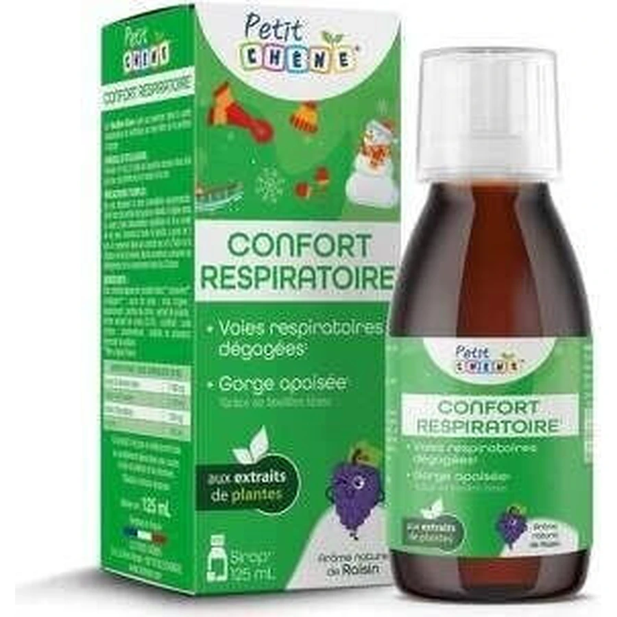 Petit Respiratory comfort сироп дитячий 125 мл 1×125 мл, сироп для підтримки дихання та заспокоєння горла: ціни та характеристики