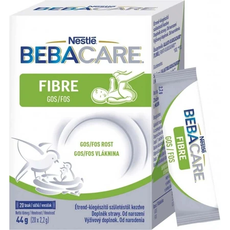 BEBACARE FIBRE GOS/FOS клітковина; пакетики (з народження) 20×2,2 г, дієтична добавка для підтримки травлення для дітей: ціни та характеристики