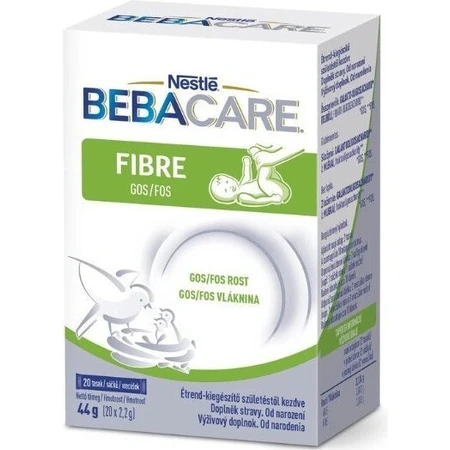 BEBACARE FIBRE GOS/FOS клітковина; пакетики (з народження) 20×2,2 г, дієтична добавка для підтримки травлення для дітей: ціни та характеристики