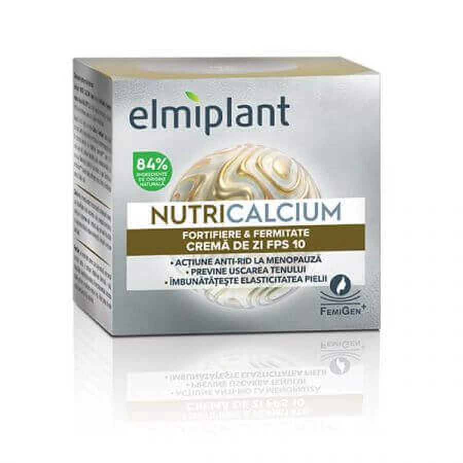 Укрепляющий и подтягивающий дневной крем с SPF 10 NutriCalcium, 50 мл, Elmiplant: цены и характеристики