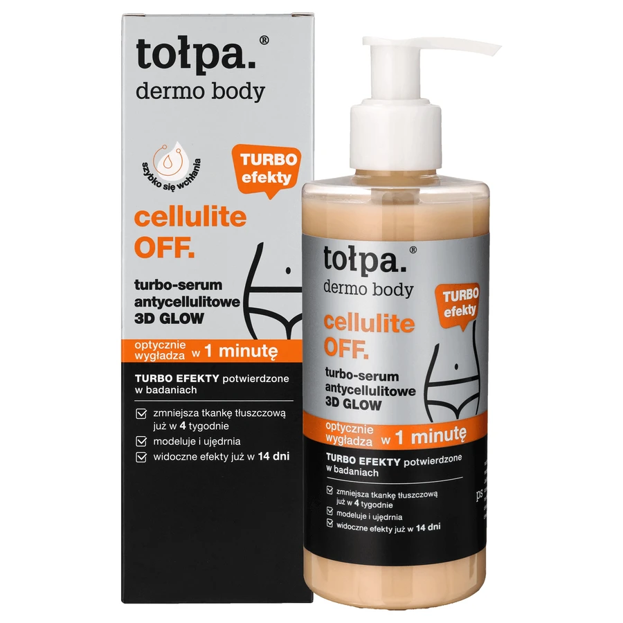 Topa Dermo Body Cellulite, антицелюлітна турбосироватка 3D Glow, 250 мл РОЗБИТА УПАКОВКА: ціни та характеристики