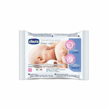 Вологі серветки для гігієни грудей, 16 шт, Chicco: ціни та характеристики