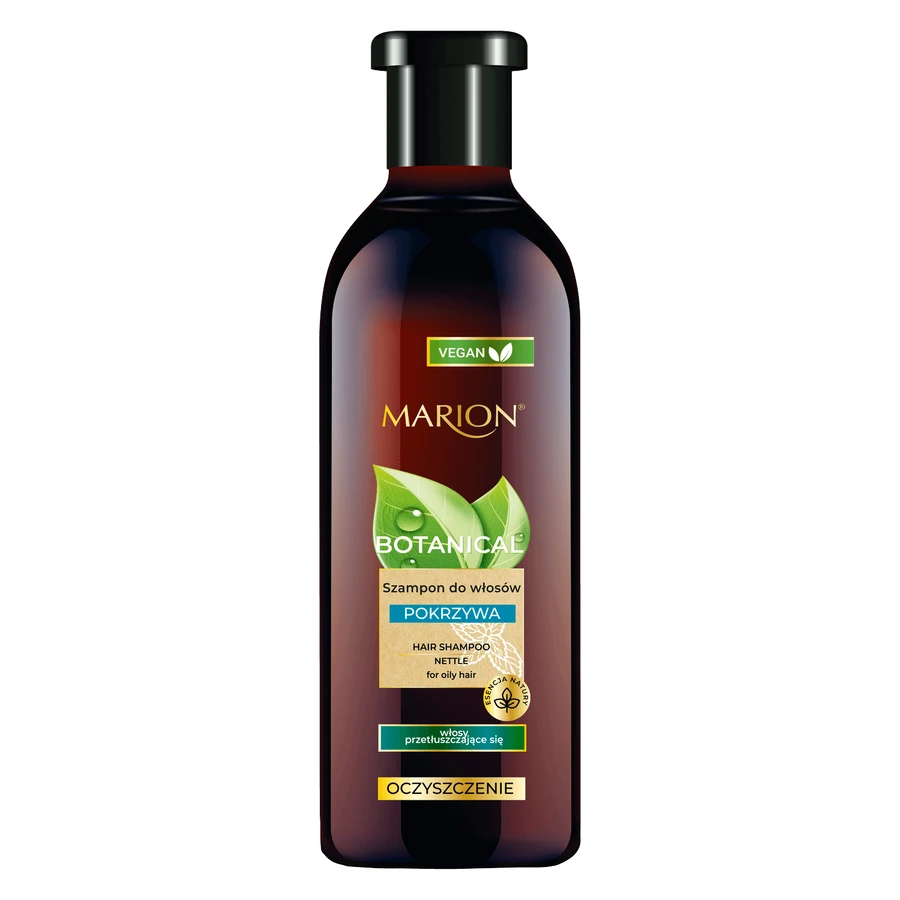 Marion Botanical, шампунь очищувальний трав'яний, кропива, проникний для волосся, 400 мл: ціни та характеристики
