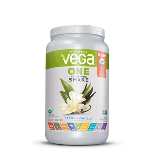 Поживний коктейль Vega One "Все в одному", рослинний білок, зі смаком ванілі, 689 г