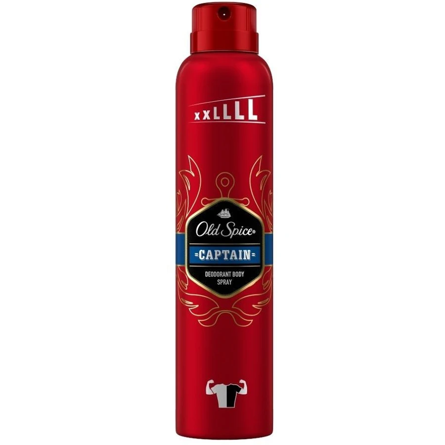 Old Spice Captain deo спрей XXL з нотами сандалу та цитрусових 250 мл: ціни та характеристики