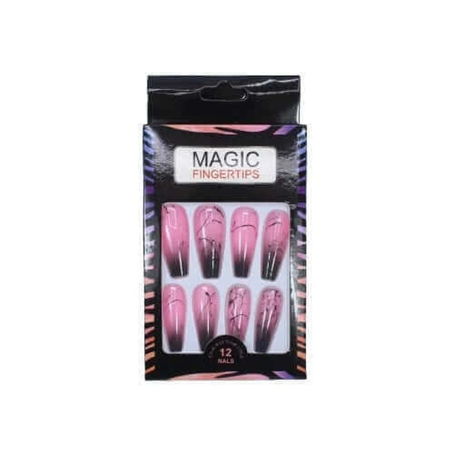 Набір з 12 накладних нігтів Natural Look, Magic Fingertips, 03: ціни та характеристики